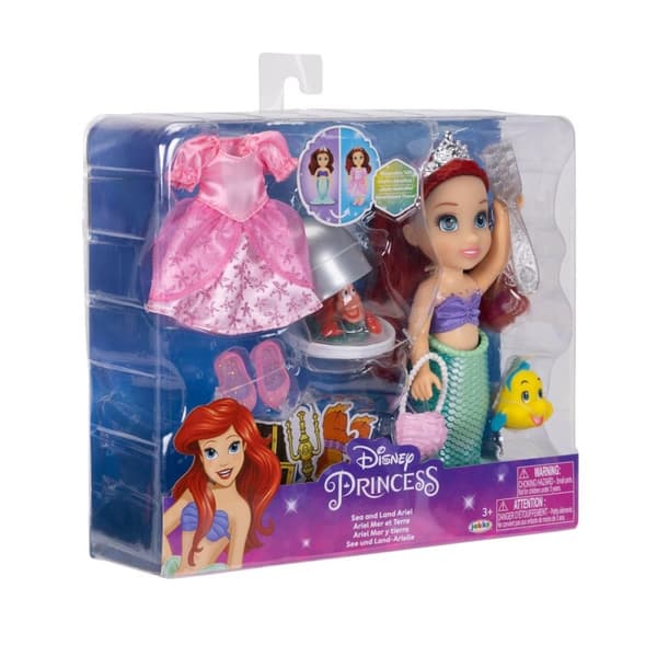 Disney Princess Ariel Dukke med tilbehør 15 cm