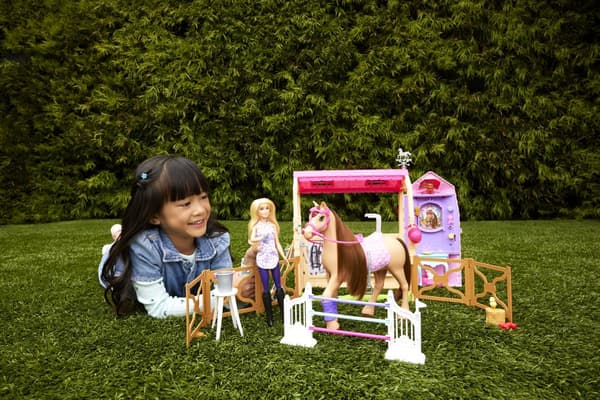 Barbie Ridestall Dokke Og Ponni