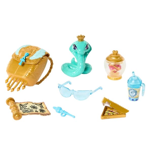 Monster High Cleo DeNile Nukke lemmikin kanssa