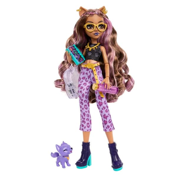 Monster High Clawdeen Wolf Docka med husdjur