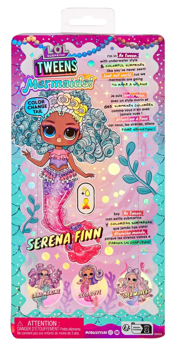 Tweens Sjöjungfrudocka Serena Finn L.O.L. Surprise