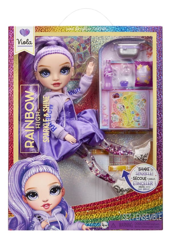 Sparkle & Shine motedukke Viola Rainbow High