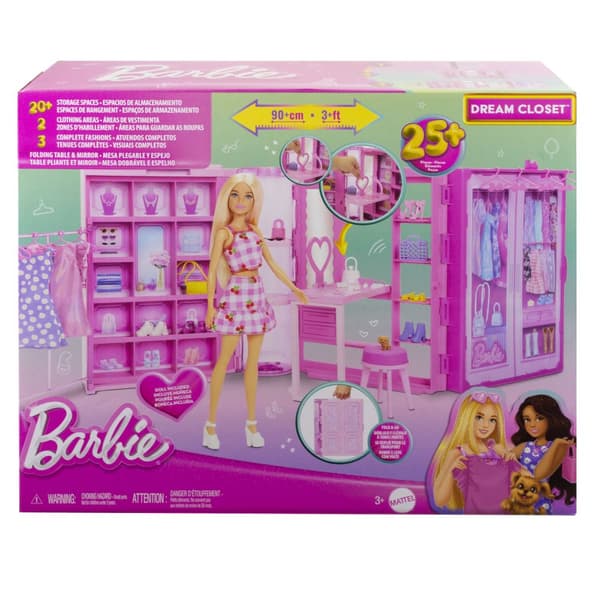 Barbie Fashion Fun Garderob och Docka