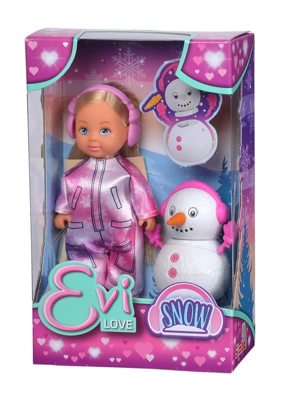 Evi Love Docka med snögubbe
