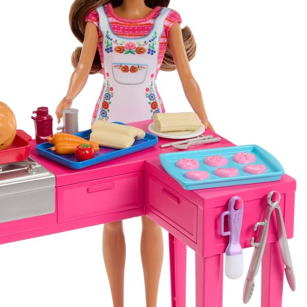 Barbie Teresas Kjøkken Lekesett med Dukke og Tilbehør