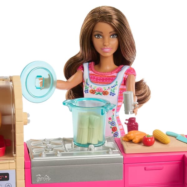 Barbie Teresas Kjøkken Lekesett med Dukke og Tilbehør