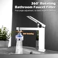 Miniatyrbillede 3 af 8: Lollanda 360° drejeligt brusehoved til køkkenarmatur køkkenarmatur - vandhane filter hjem køkken vandfilter med adapter