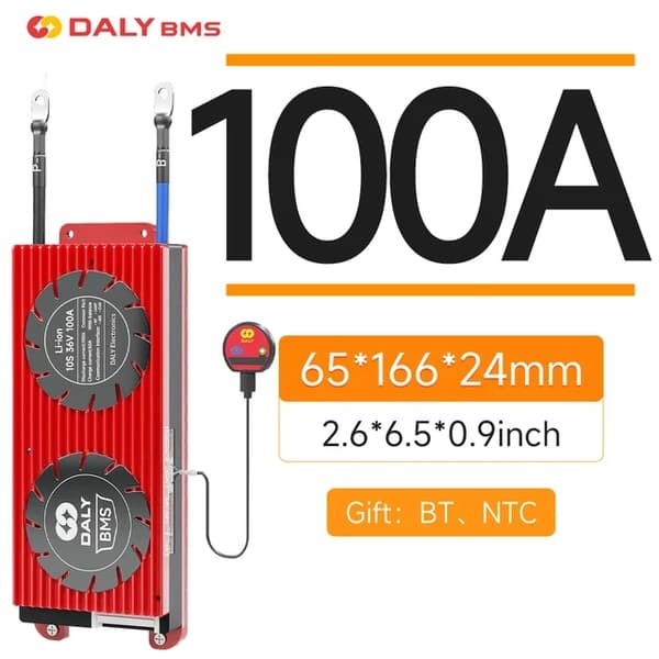 Lithiumjonbatteri BMS, Smal Design, Aktiv Balanserare