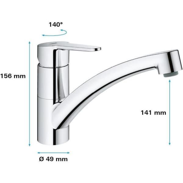 Grohe - Handfatsblandare Monocommande - Start Eco