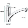 Miniatyrbild 4 av 6: Grohe - Handfatsblandare Monocommande - Start Eco