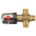 Miniatyrbillede 2 af 9: Termostatarmatur G1/2" – præcis temperaturstyring til håndvaske, bideter og brusere