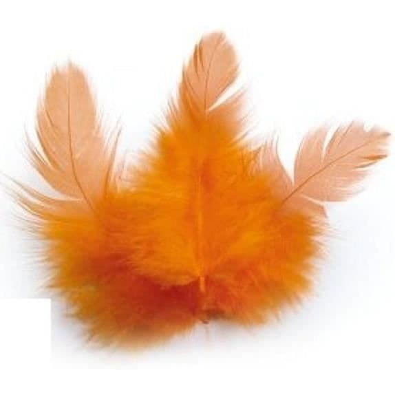 Tuppfjädrar - Orange