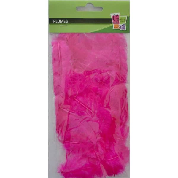 Tuppfjädrar - Hot Pink