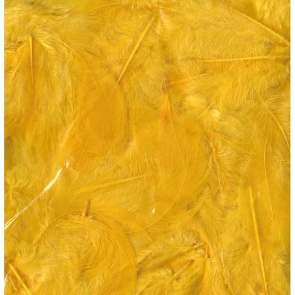Volsade fjädrar Gul 10g - Artémio