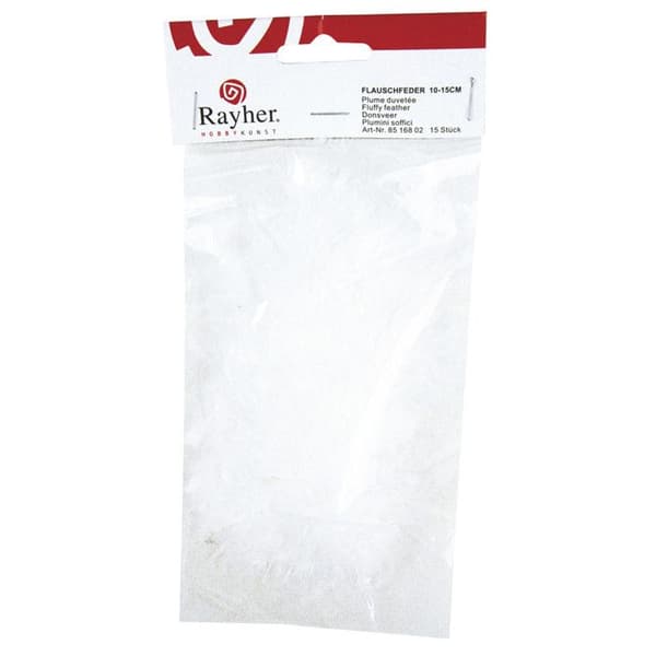 Dunfjäder - Rayher - Vit