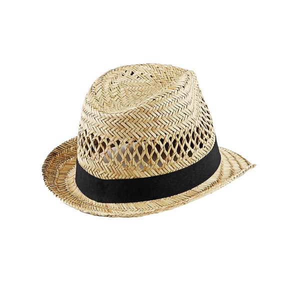 Beechfield Unisex Adult Straw Summer Trilby