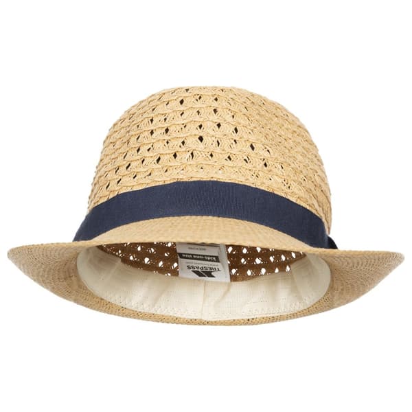 Trespass Childrens/Kids Trilby Straw Hat Natural One Size