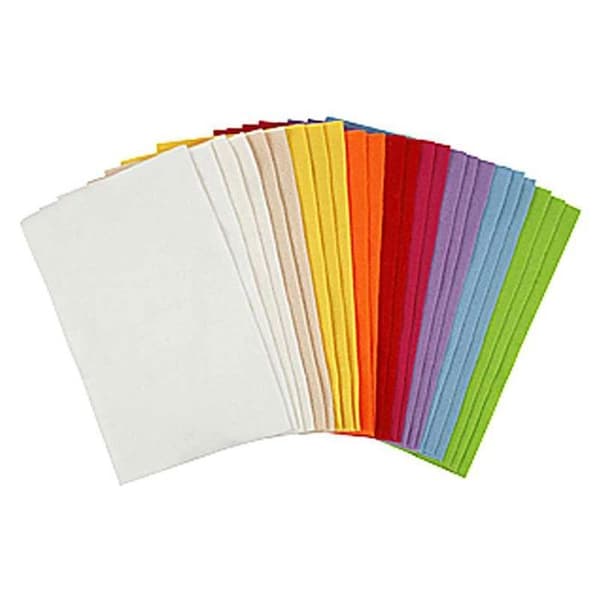 Syntetisk filt - Ej specificerat - Ref 45295 - Set med 10 färger - Bra kvalitet - Blandat