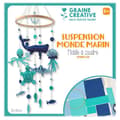 Miniatyrbild 1 av 3: Mobil för bebis - Kreativ frö - Havet - Filth - Djur - Komplett kit