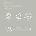 Miniatyrbild 4 av 4: Filt - ullfilt - Schachenmayr filtsats - 000500 - Dinora, 50G nachtblau stickgarn