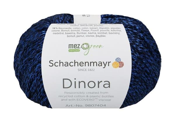Filt - ullfilt - Schachenmayr filtsats - 000500 - Dinora, 50G nachtblau stickgarn
