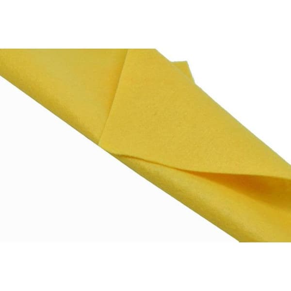 Filt 1 mm Polyester 24 x 30 cm Gul