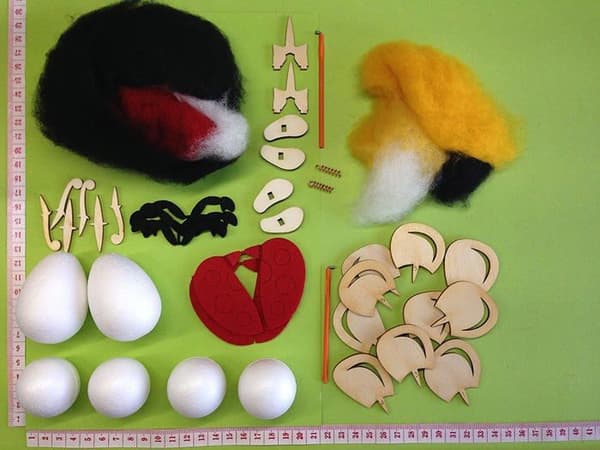 Filt - ullfilt - Petras bastelnyheter filtsats - A-RG5063S - Petras DIY News DIY Kit