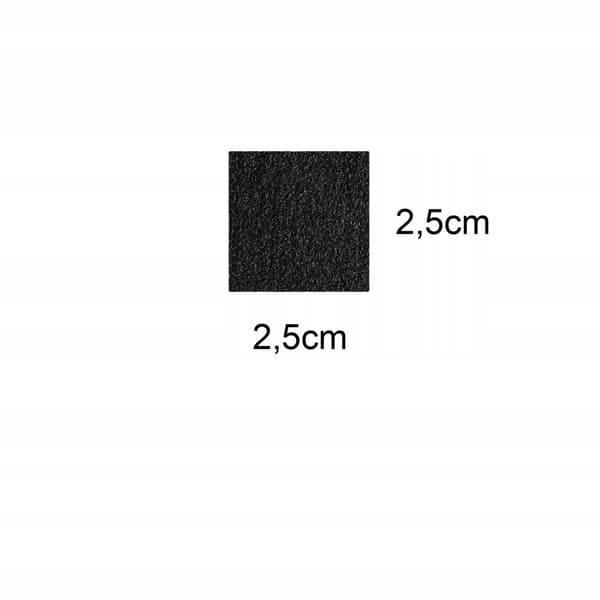 Selvklæbende filtpuder 2,5x2,5 cm 35 stk