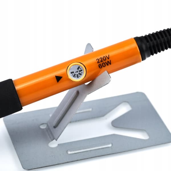 Rosfix Rosfix præcisionsloddekolbe med potentiometer Rosfix Orange Pitbull OP60W + Måtte 20x30 + Svamp + Blik 0,8x10 + Bøjet pincet + Sort isoleringst
