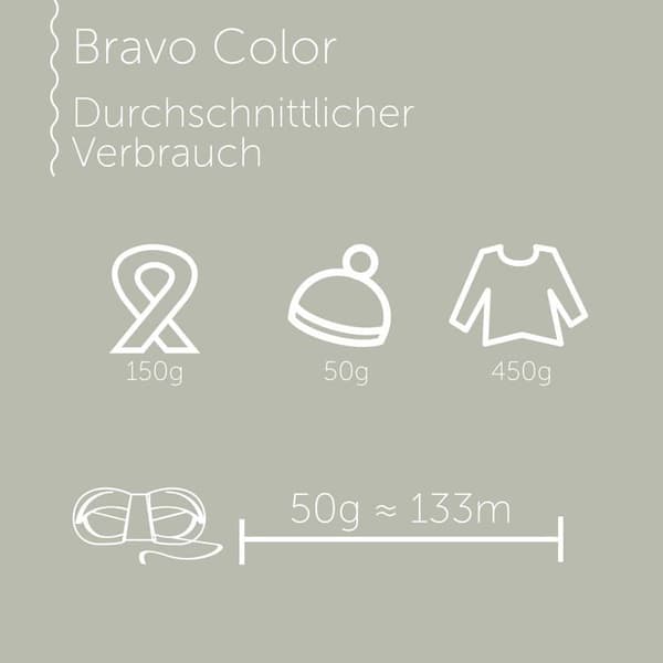 Schachenmayr sedan 1822 - 9801421-02113 - Schachenmayr Bravo Color, 50G royal denim stickgarn