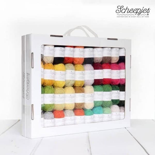 Filt - ullfilt - Scheepjes filtsats - 53468168168 - Metropolis Color Pack - 80 x 10 Gram (1 kartong)
