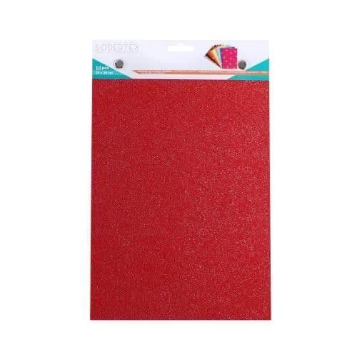 Kuponger Filt Glitter - SODERTEX - 20x30cm - 10 Färger - 1mm Tjocklek - 140g/m2