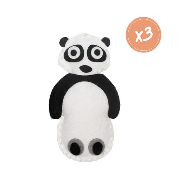 Kit panda BOOLY i filt (x3)