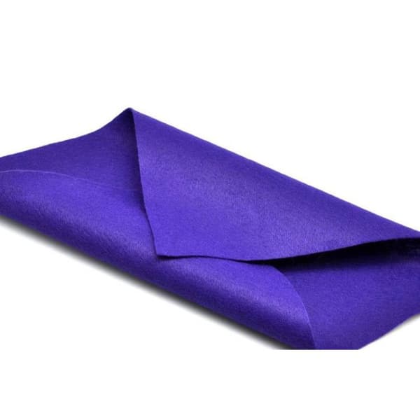 Filttyg 1 mm Natur 45 x 50 cm Aubergine