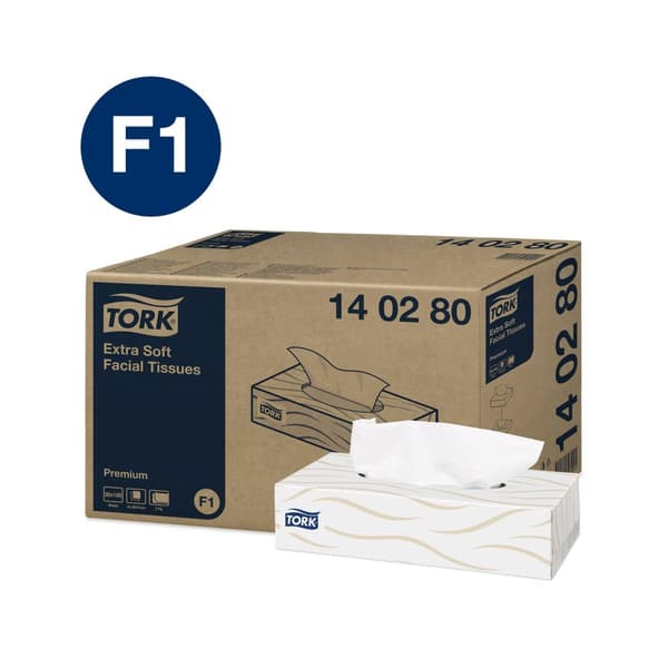 Dispenser TORK F1 ansiktsservett rostfri