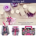 Miniatyrbild 3 av 4: Coffret vård - GLOSS - Floral Fusion - Lilja &amp; fresia - Badsalt - Kroppssmör - Duschgel