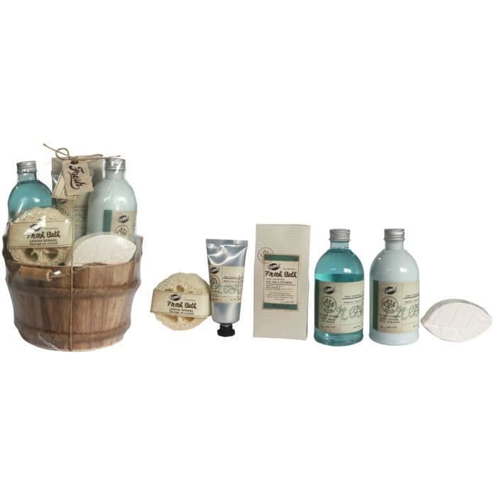 Aloe Vera & Peppermint Fresh Scent Bad Set Presentset - 6st