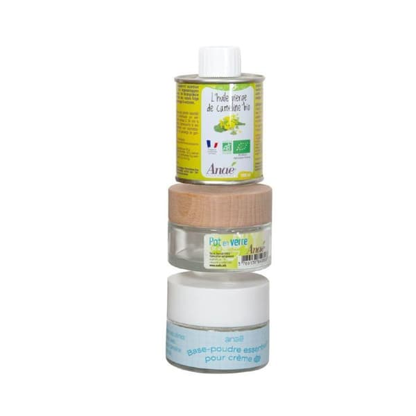 Gör själv ansiktsvårdsbox - ECODIS - Ekologisk camelinaolja - 50ml - Torr hud - Parabenfri