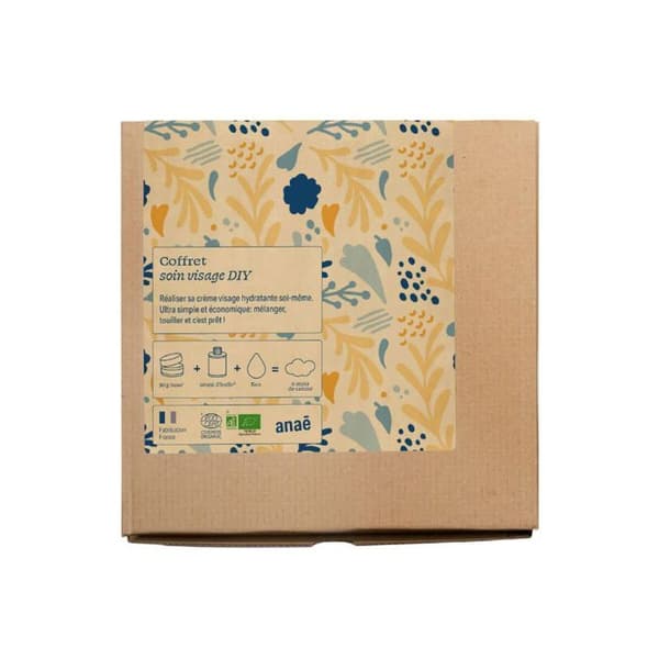 Gör själv ansiktsvårdsbox - ECODIS - Ekologisk camelinaolja - 50ml - Torr hud - Parabenfri