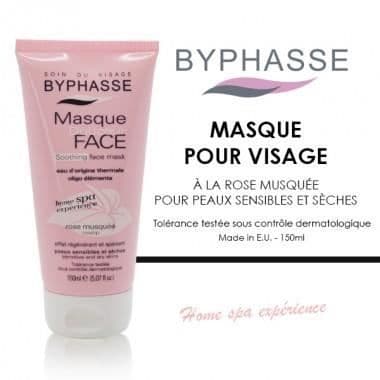 Ansiktsmask - Byphasse - Känslig och torr hud - 150ml - Parabenfri