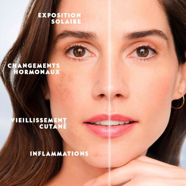 Ålderspreventiv och fläckbekämpande set - NIVEA - Dagkräm + Serum - CELLULAR LUMINOUS630