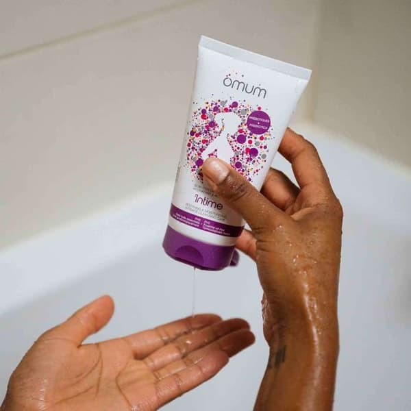 Soin gel för intimhygien - Omum - L'Intime - 150 ml - Återfuktande - Lugnande - Prebiotika