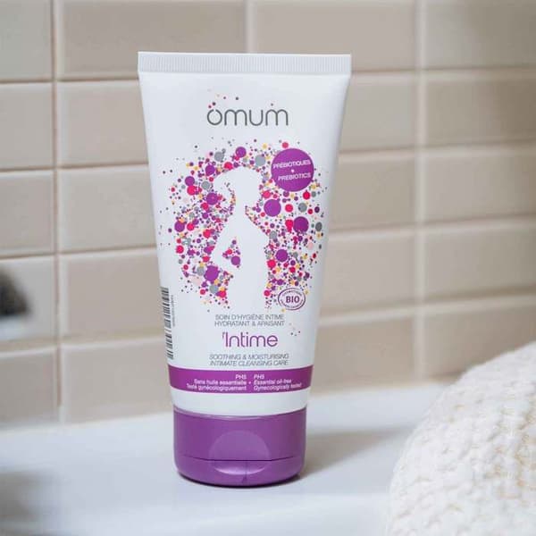 Soin gel för intimhygien - Omum - L'Intime - 150 ml - Återfuktande - Lugnande - Prebiotika