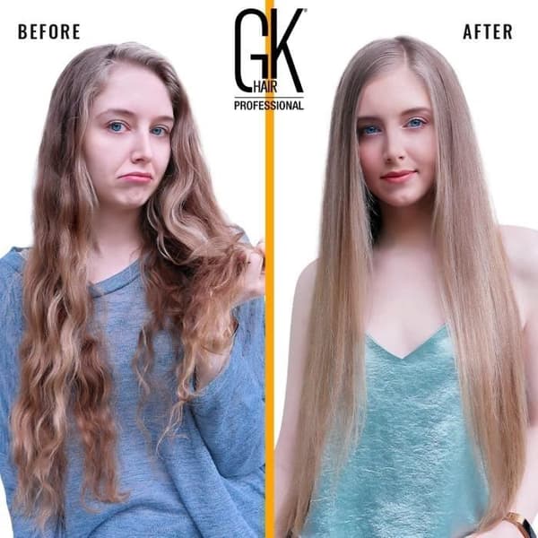 GK HAIR Global Keratin Den Bästa ACAI (10.1 Fl Oz/300ml) Vegansk Utjämnande Keratinhårbehandling Professionell Brasiliansk Komplex