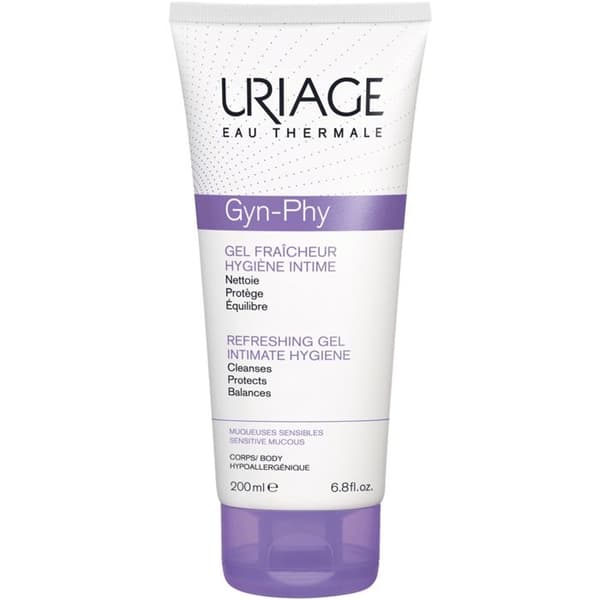 Intimt rengöringsgel - Uriage - Gyn-Phy - 200ml - Hypoallergenisk - Fräschhet och välbefinnande