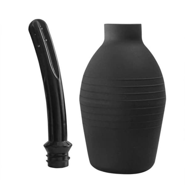 Analdusch Sexleksak Lavemang Bulb Medicinsk skönhet Molly Material Lavemang Bulb 10 OZ (svart)