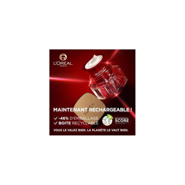 L'Oréal Paris - Kit med 2 Refill Anti-Aging Creams - Revitalift Laser -