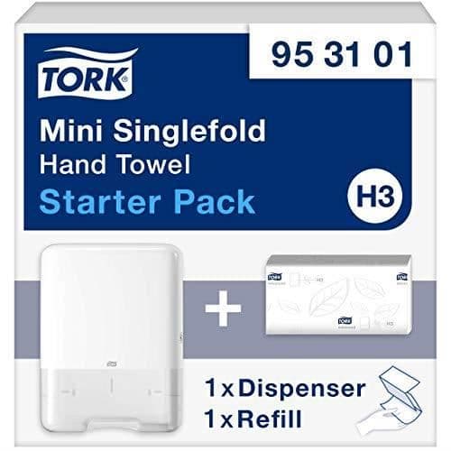 Startpaket för V-vikta handdukar - Mini Xpress H3 - Elevation Design - Vit