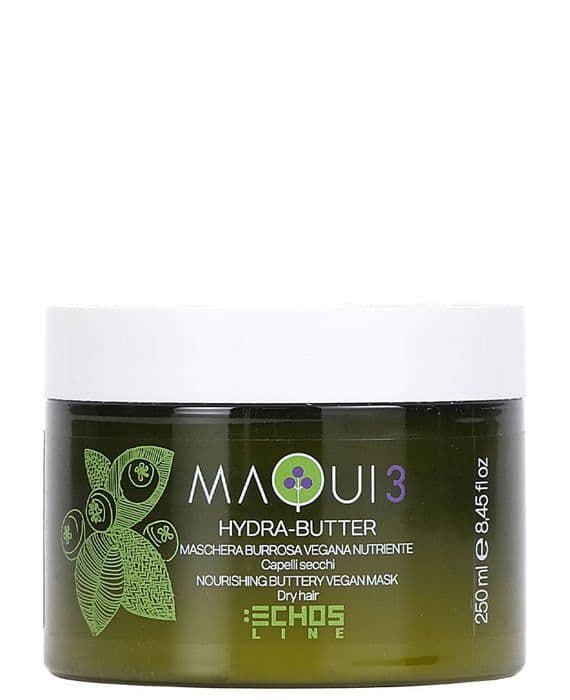 ECHOSLINE MAQUI 3 Vegansk hårmask för torra och skadade hår 250 ml