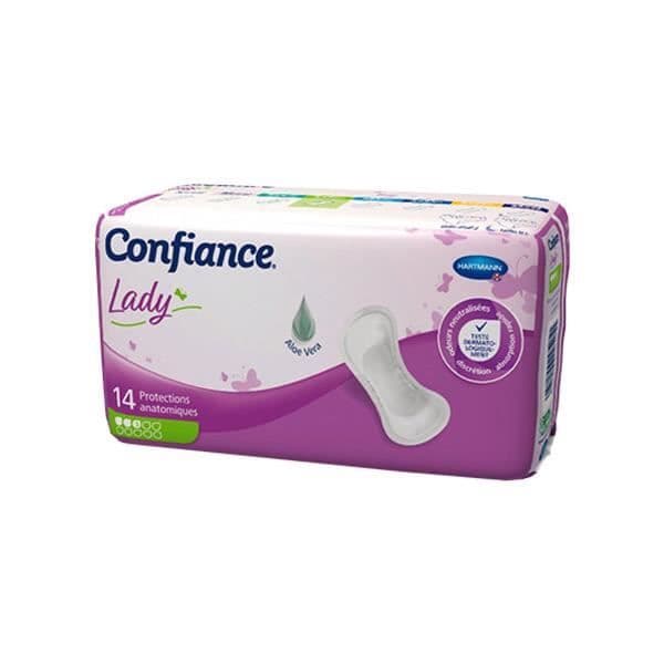 Hartmann Confidence Lady Anatomic Protections med Aloe Vera 3 Drops 14 enheter